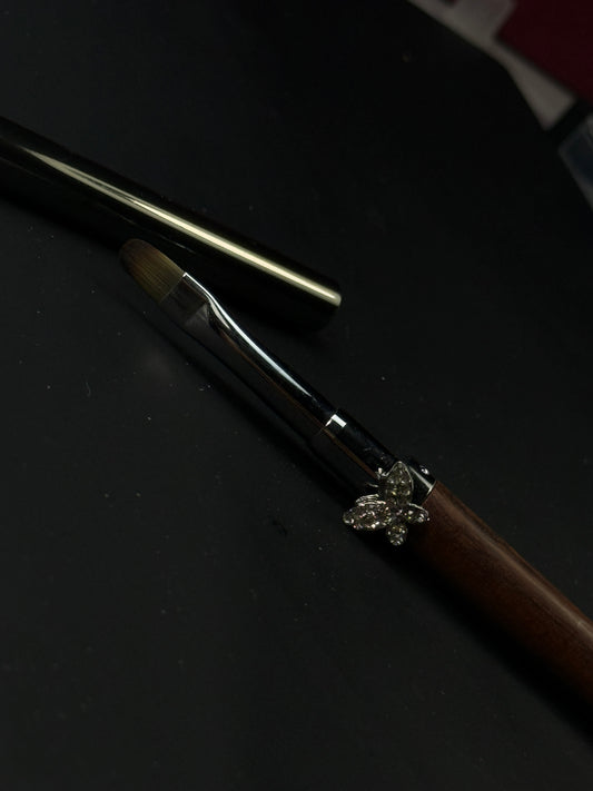 Pincel de gel lengua de gato mariposa.