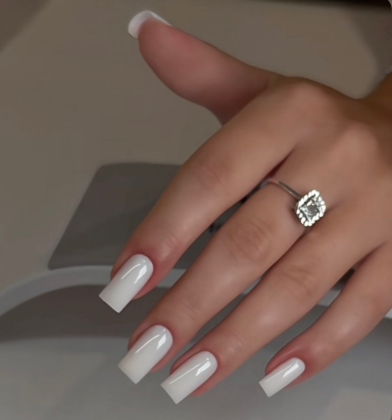 SOFT GEL SMART |TONO MILKY| WHITE SCUARE