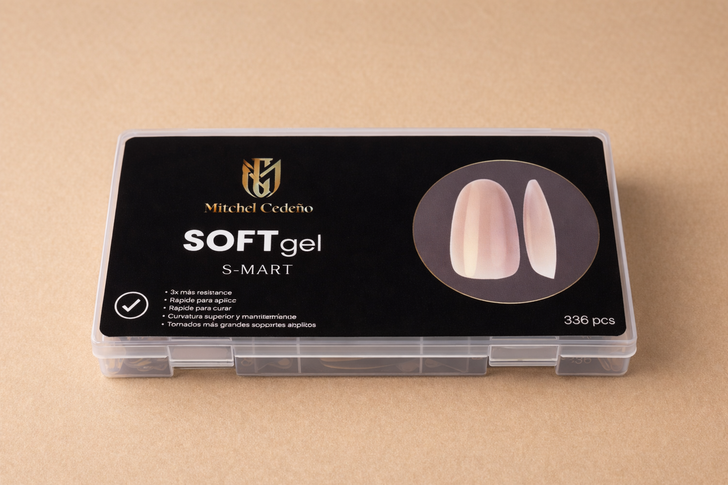 SOFT GEL SMART| PETAL COVER| ALMOND