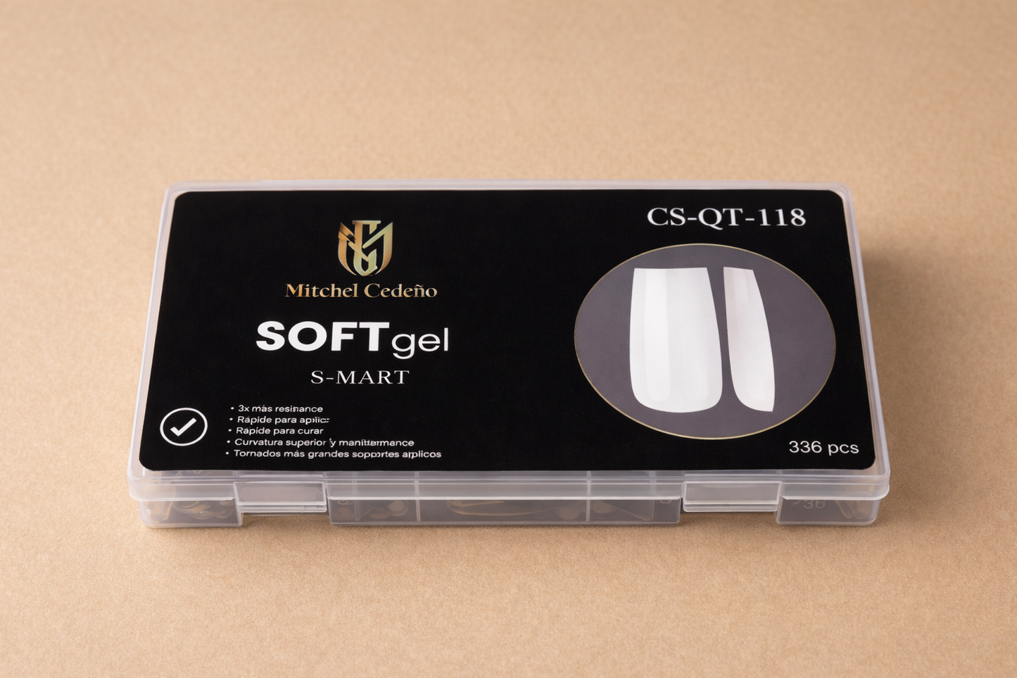 SOFT GEL SMART |TONO MILKY| WHITE SCUARE
